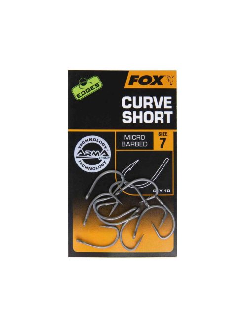 Fox Edges Arma Point Curve Shank Short - 2 - pontyozó horog