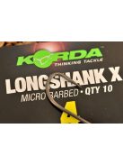 Korda LongShank X pontyozó horog - 6