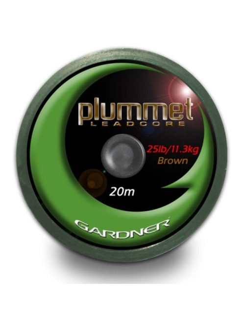 Gardner Plummet Leadcore - Brown - 25lb (11,3kg) - 20m