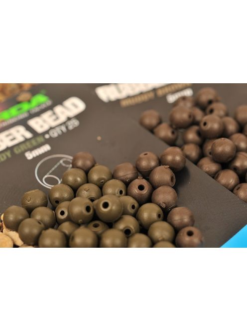 Korda 5mm Rubber Bead - Brown