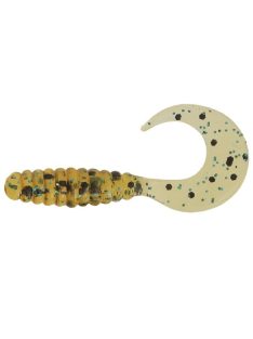   Mann's Twister - 1-2,5cm - G-Mézszínű, zöld glitteres