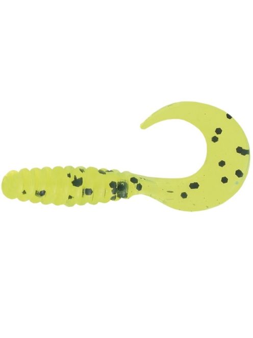 Mann's Twister - 3-7,6cm - CP-Sárga, fekete glitteres