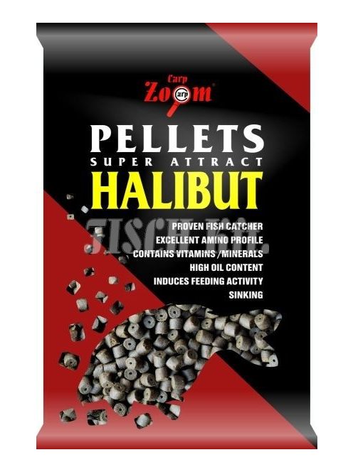 Carp Zoom Halibut Pellets - 15mm - 800g